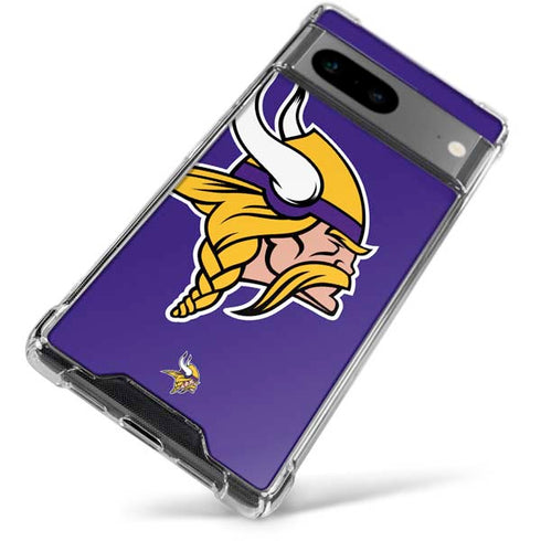 NFL Minnesota Vikings Retro Logo Google Pixel 7a Clear Case